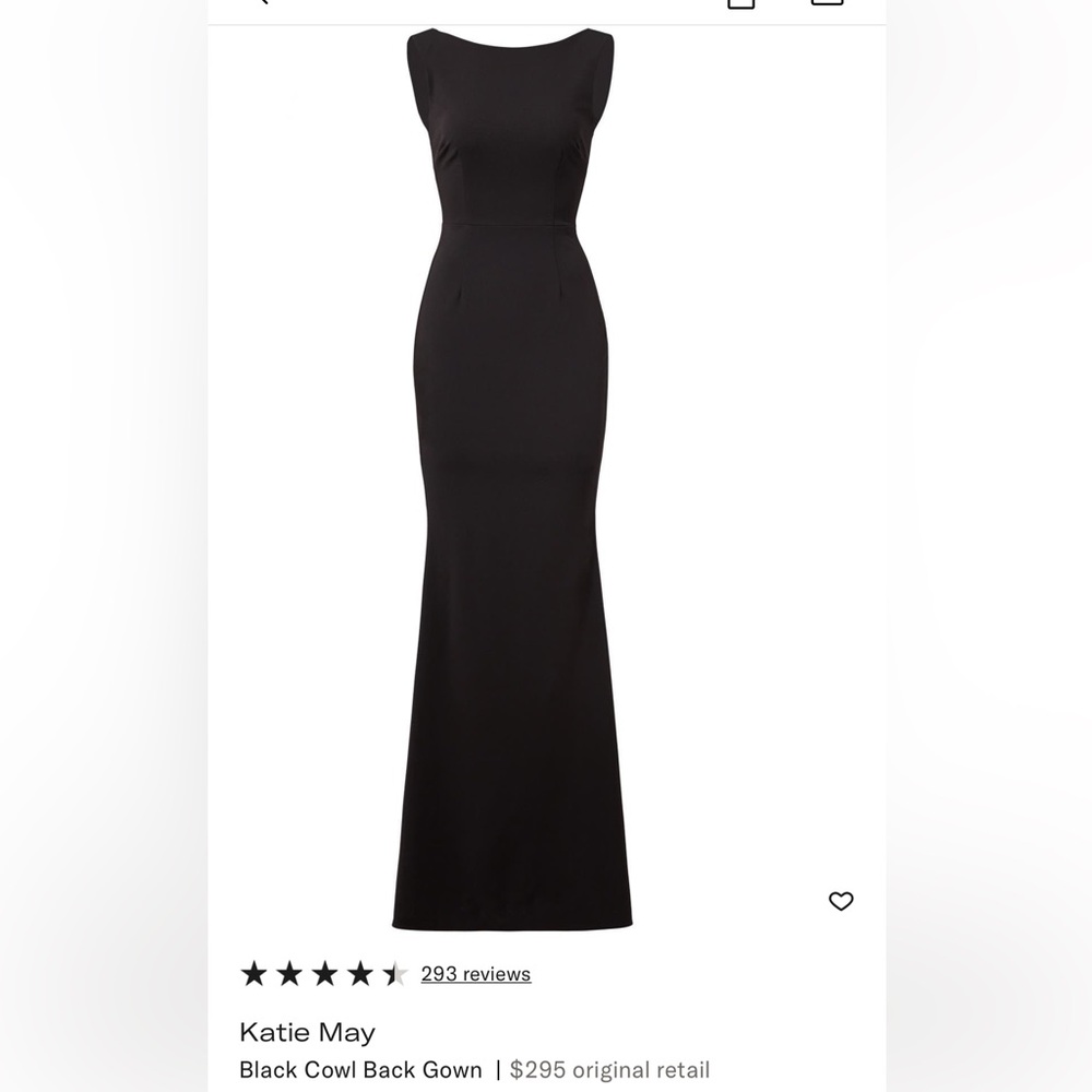 Katie May Black Tie Dress